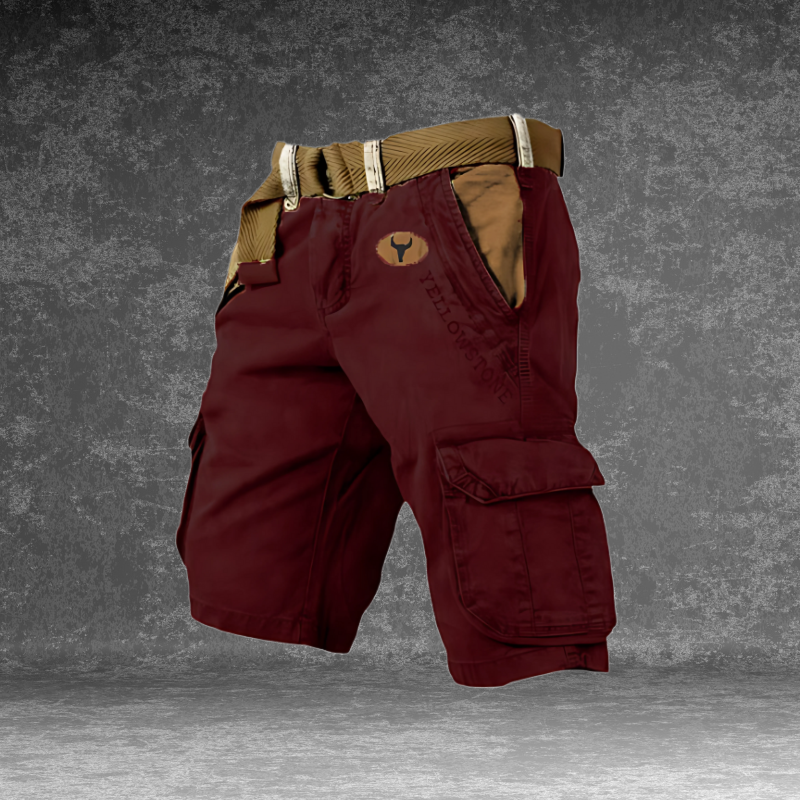 Korte cargo broek heren – Comfortabele korte broek voor mannen met zakken