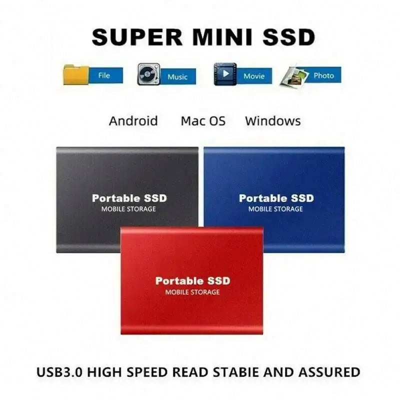 Externe SSD Harde Schijf Capaciteiten