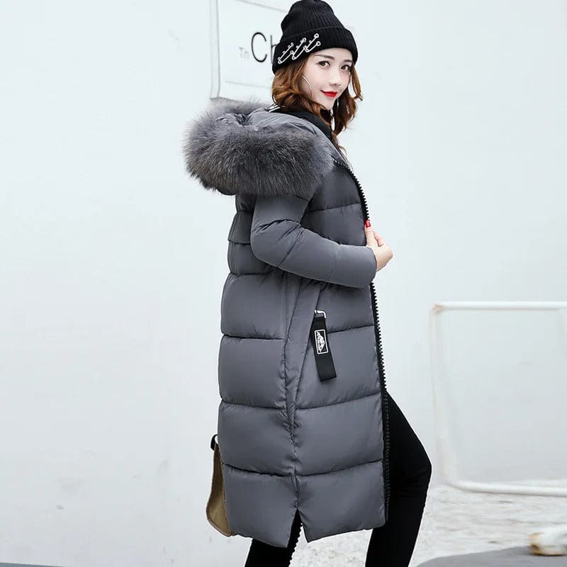 Mantel met Capuchon Dames – Elegante Waterdichte Winterjas voor Koud Weer