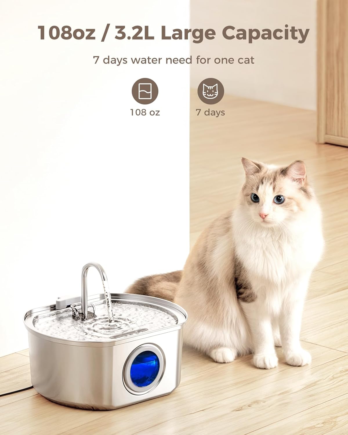 Automatische Kattenwaterfontein Dispenser Drinkbak Huisdier