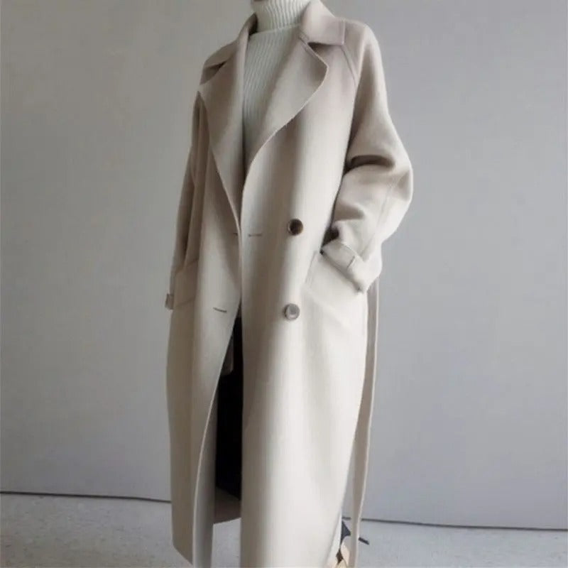 Reversmantel Dames – Elegante damesmantel van wol voor herfst en winter