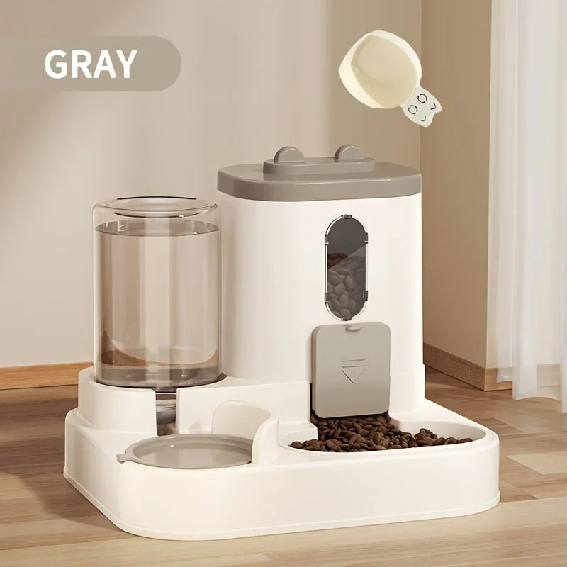 Huisdierenvoerbak met Waterdispenser voor Honden en Katten
