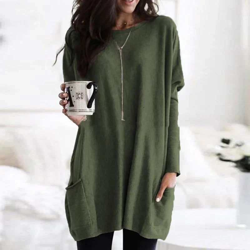 Langarmhemd Dames – Stijlvol Blouse met Lange Mouwen voor Elke Gelegenheid