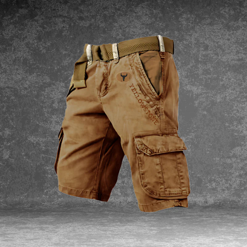Korte cargo broek heren – Comfortabele korte broek voor mannen met zakken