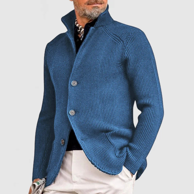 Heren Trui – Comfortabele Strickjacke van Wol voor Casual en Formeel