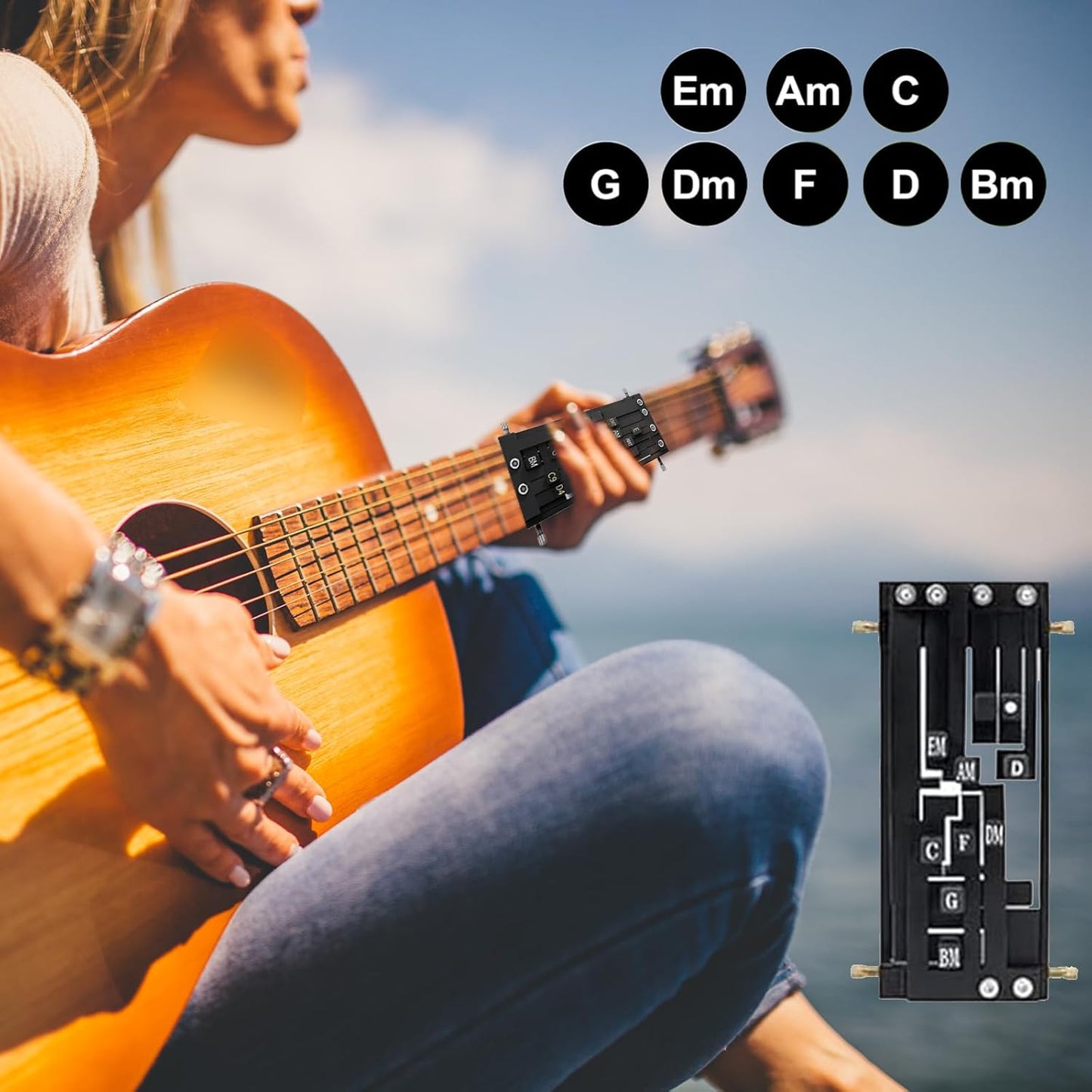 Gitaar Akkoord Trainer Beginners Akoestische Gitaar Akkoorden