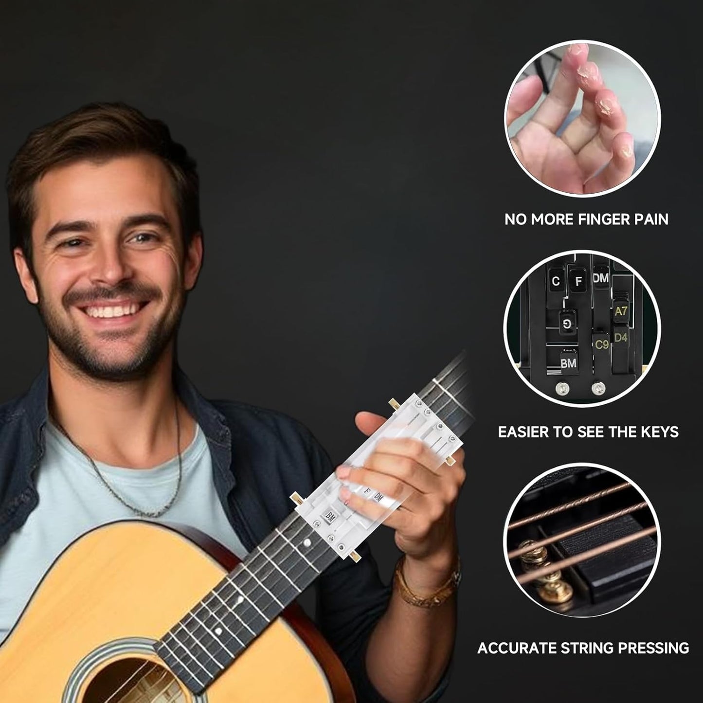 Gitaar Akkoord Trainer Beginners Akoestische Gitaar Akkoorden