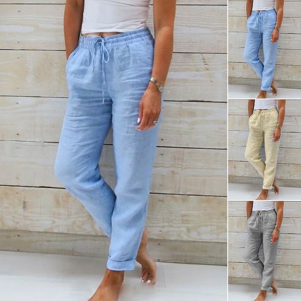 Katoenen broek dames – Zachte en luchtige broek voor casual en zomerstijl
