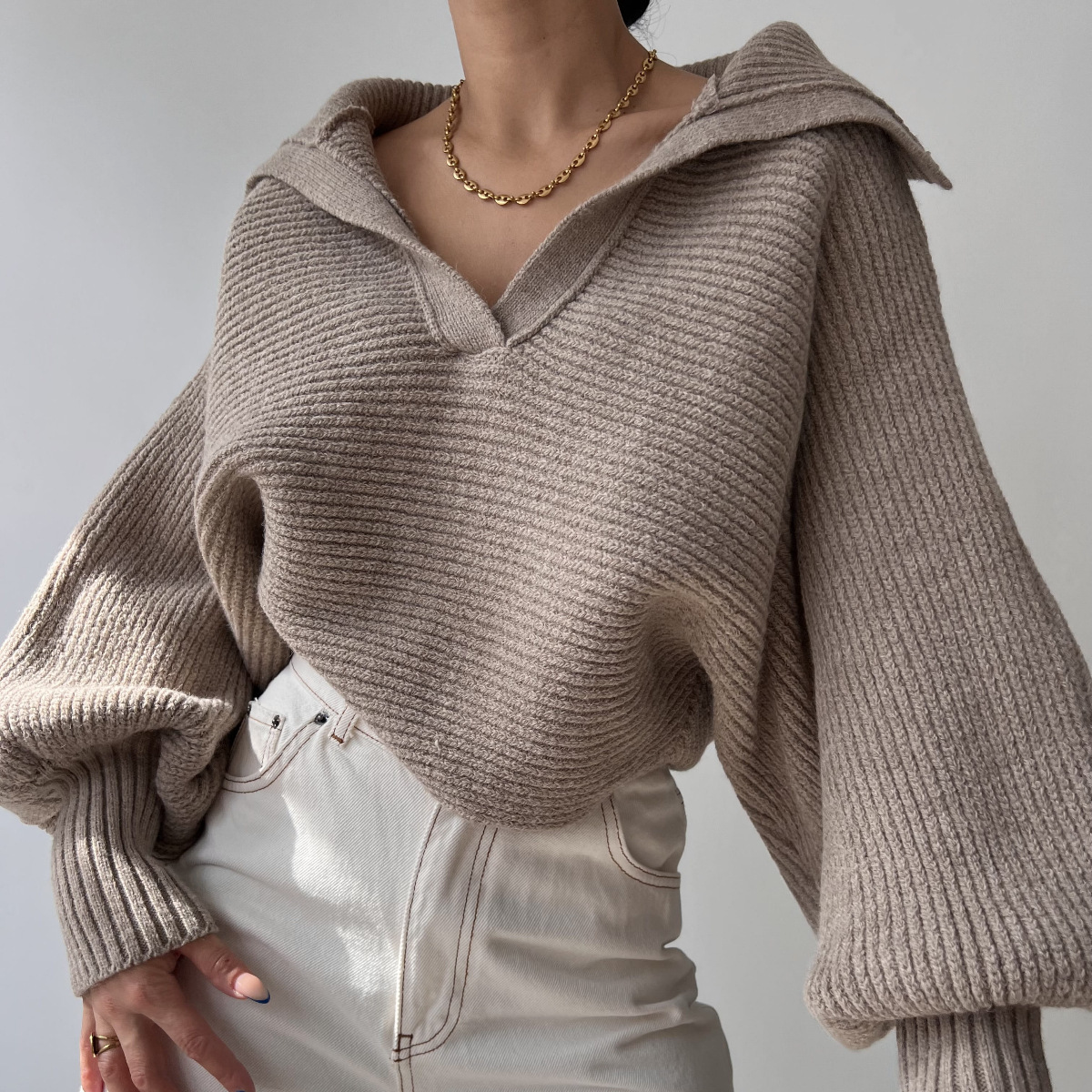 Oversized Trui Dames – Comfortabele Trui van Zachte Materialen voor Casual Stijl