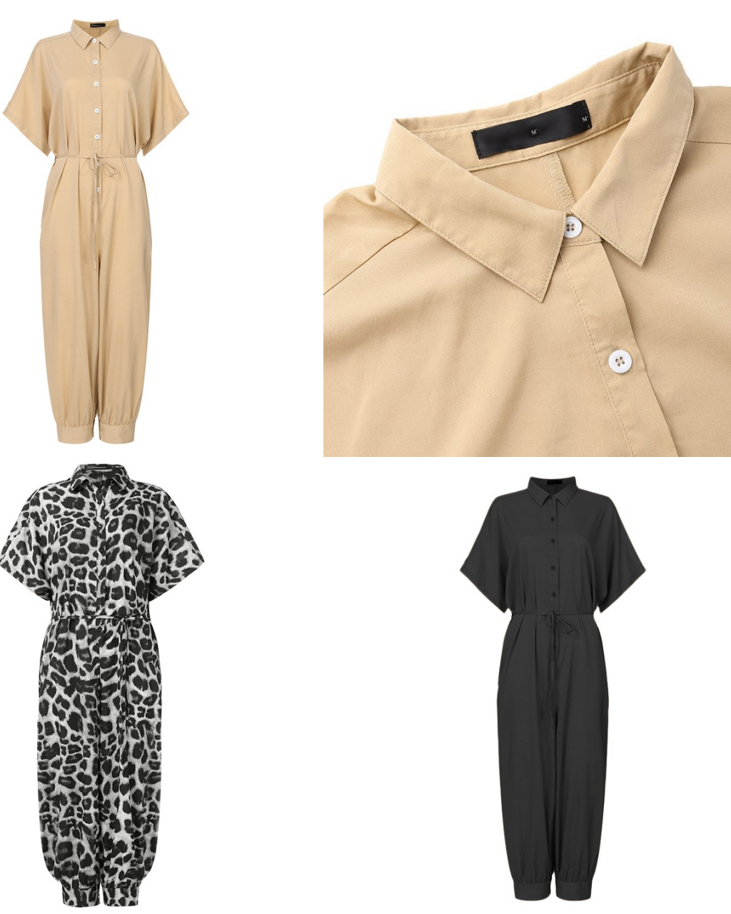 Jumpsuit dames - Elegante knoopspitzenriem met trendy ontwerp voor feesten