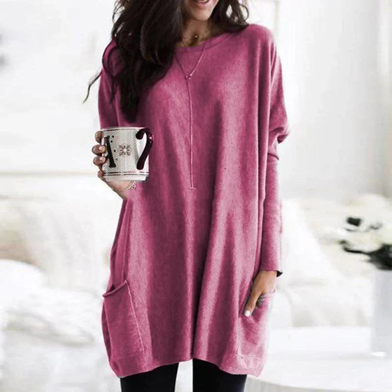 Langarmhemd Dames – Stijlvol Blouse met Lange Mouwen voor Elke Gelegenheid