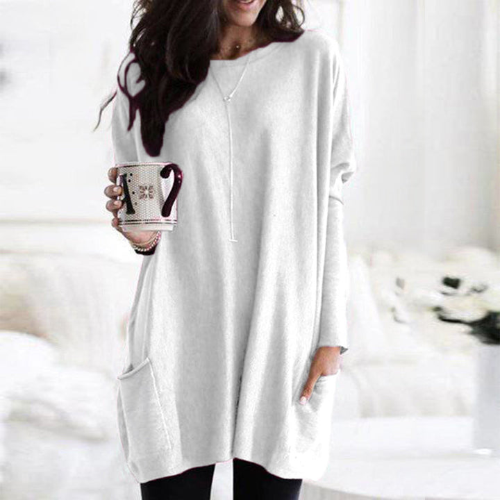 Pullover dames – Comfortabele trui met zakken en trendy ontwerp