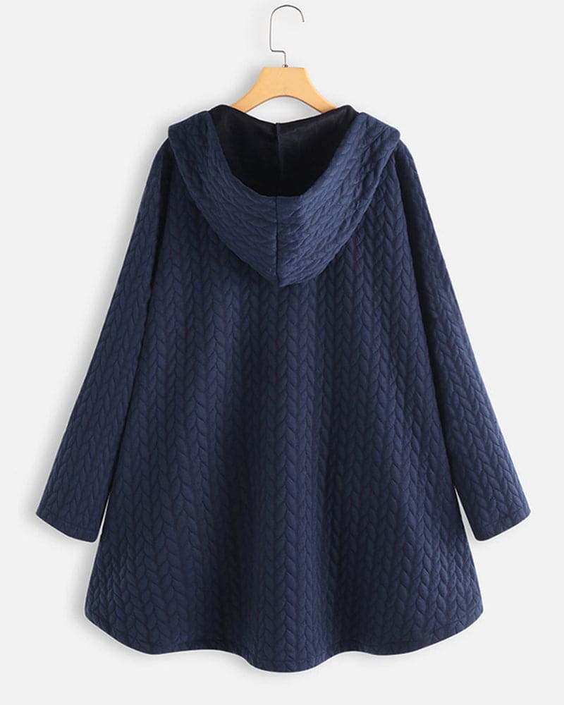 Geknoopte Jas Dames – Trendy Geknoopte Lange Jas voor Herfst en Winter