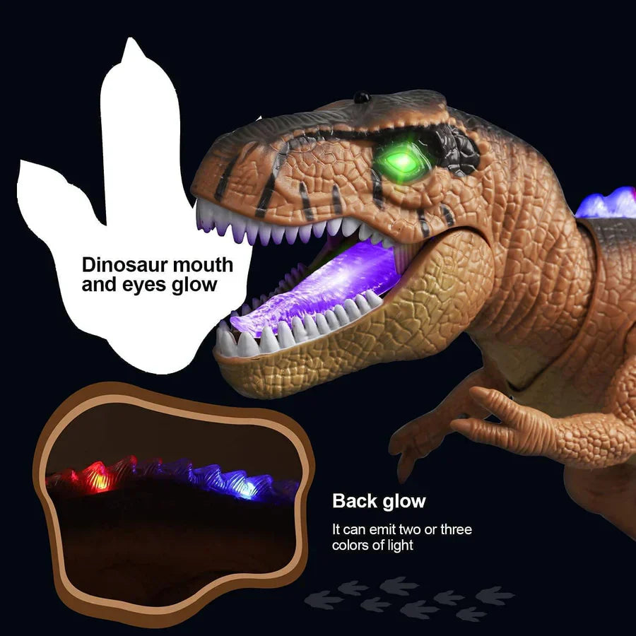 Afstandsbediening Dinosaurusspeelgoed met LED Licht