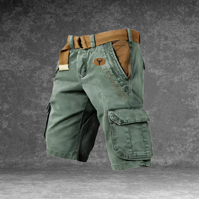 Korte cargo broek heren – Comfortabele korte broek voor mannen met zakken