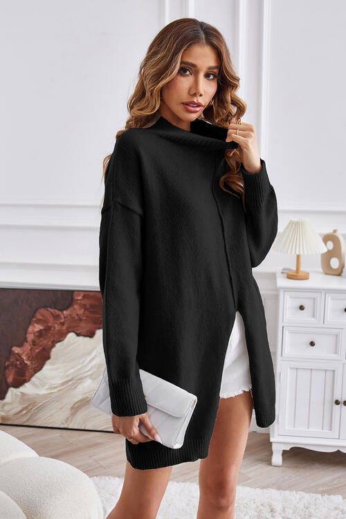 Dames Trui Ronde Hals – Trendy Gebreide Trui voor Herfst en Winter