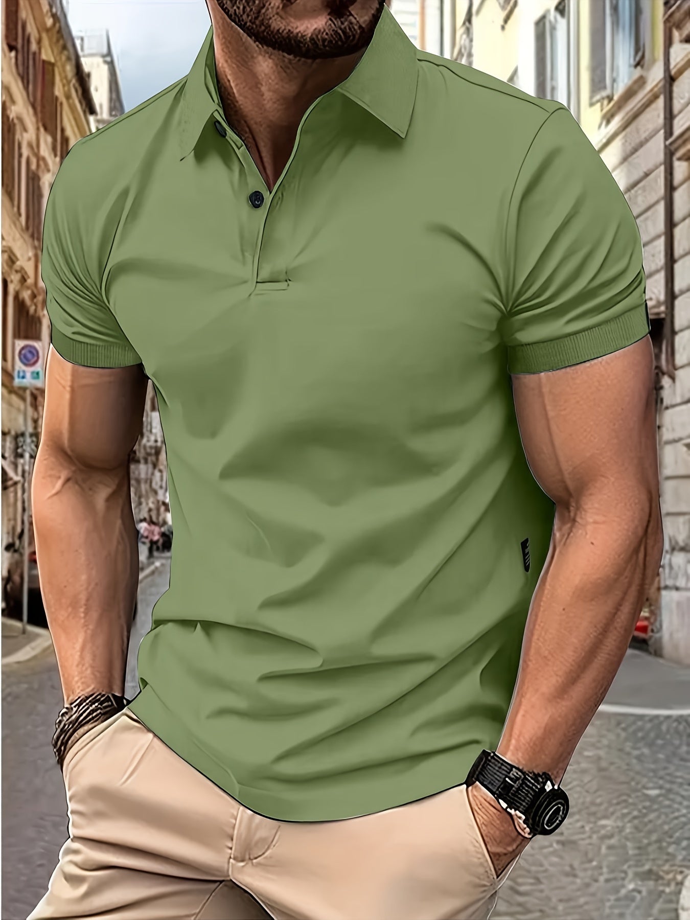 Korte Mouwen Polo Hemd Heren – Stijlvolle Polo voor Casual en Sportief Gebruik