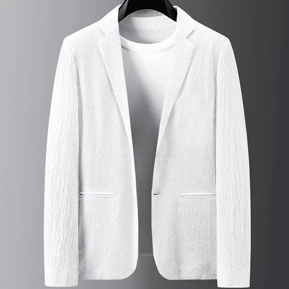 Blazer en broeken heren – Stijlvolle set met tunnelkoord voor casual en formele gelegenheden
