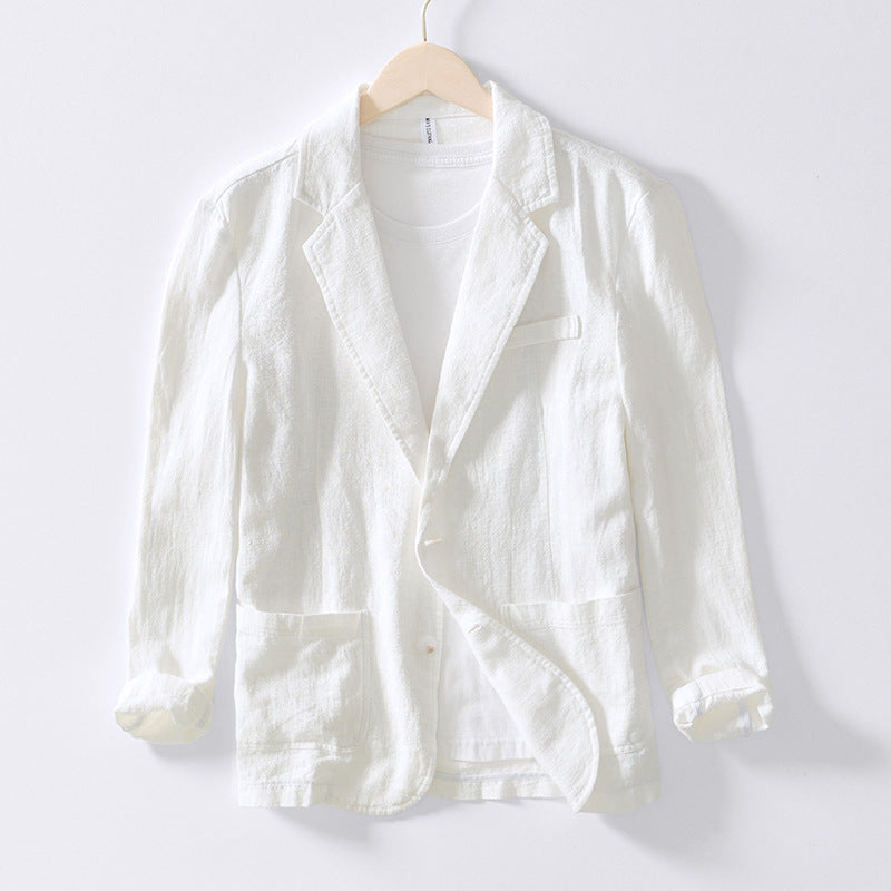 Blazer heren – Modieuze blazer met twee knopen en slim fit design