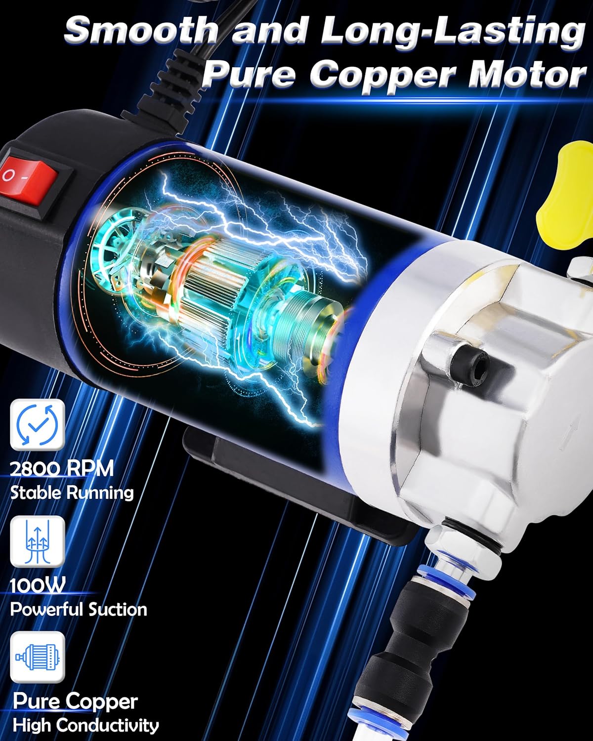 12V Olie Extractor Pomp Zelfaanzuigend voor Motor Versnellingsbakolie