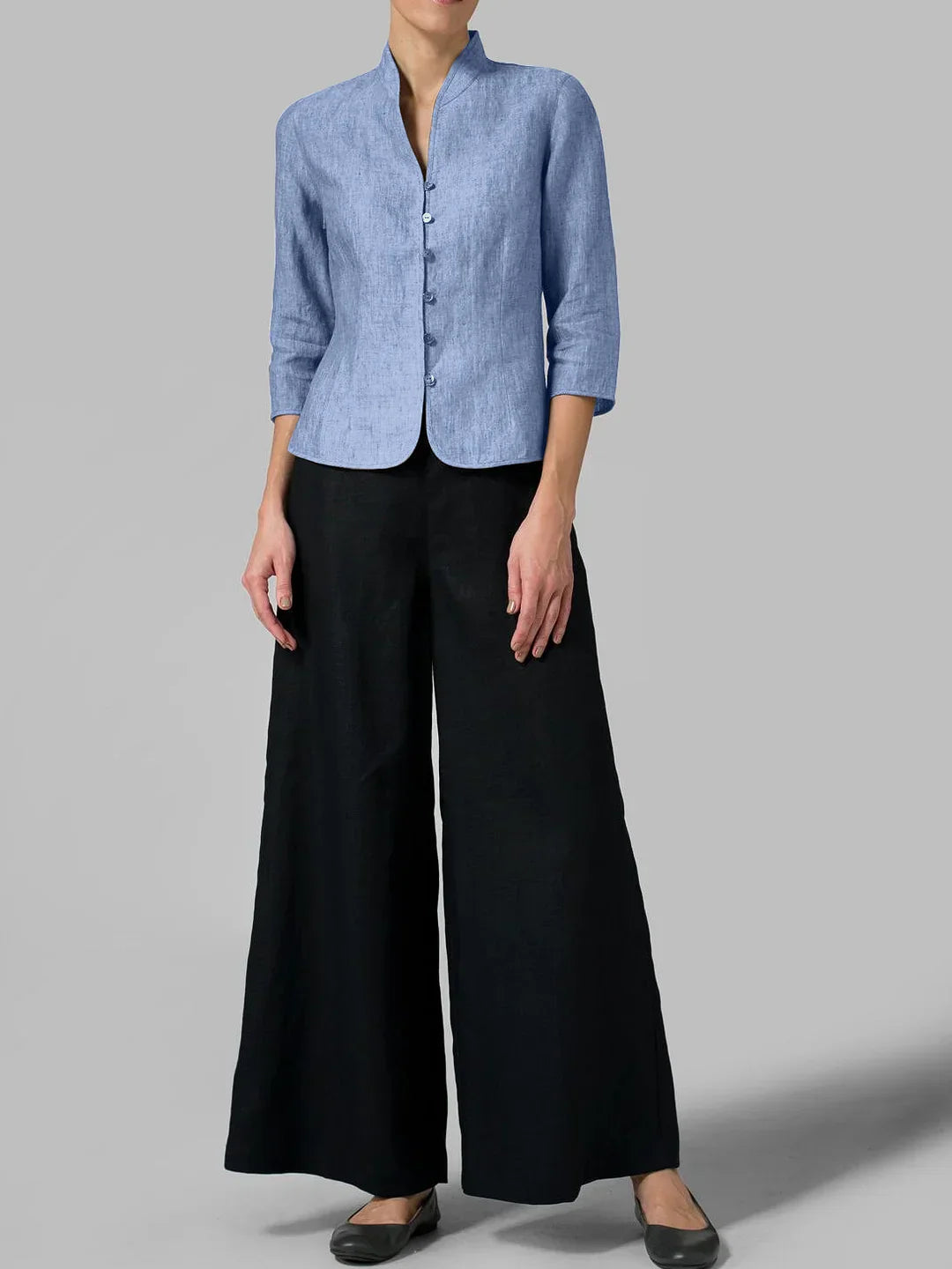 Blouse Dames met Kraag – Elegante Blouse voor Casual en Formele Gelegenheden