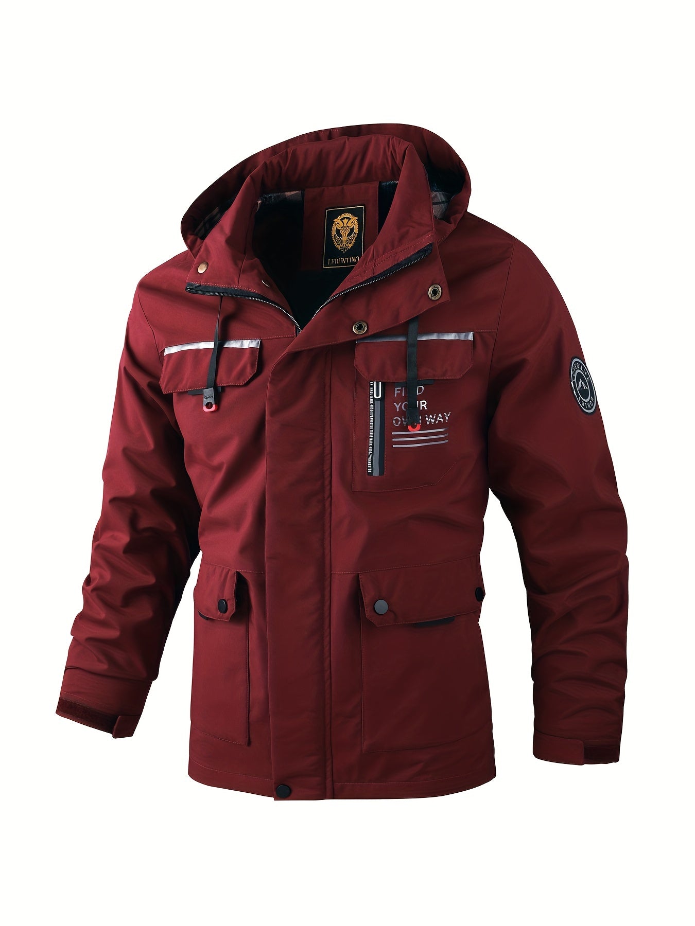 Windbreaker heren – Waterdichte jack met meerdere zakken en ademend ontwerp