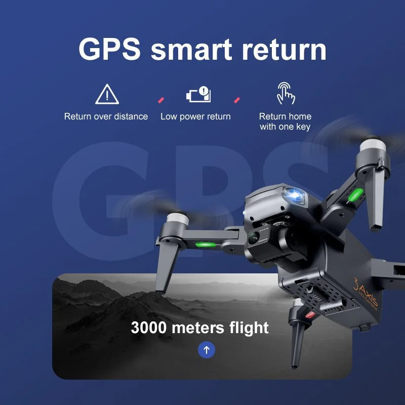 8K HD Drone met Dubbele Camera en GPS