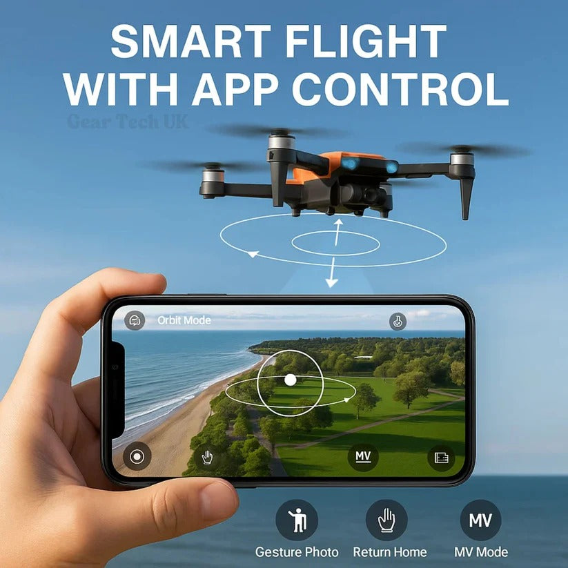 8K HD Drone met Dubbele Camera en GPS