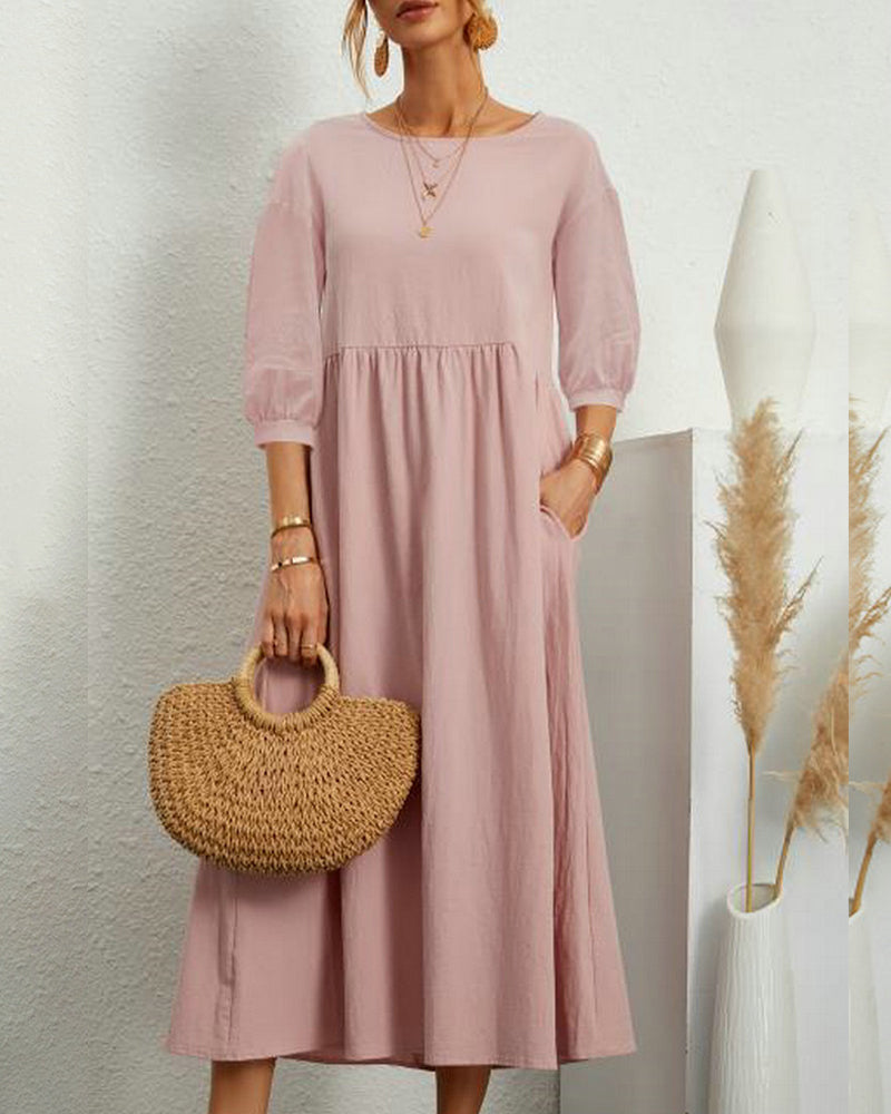 Maxi-jurk dames – Elegante lange jurk met comfortabele pasvorm voor elke gelegenheid