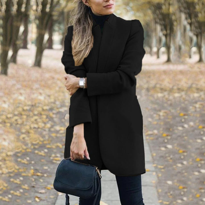 Mantel Dames – Elegante Lange Mantel van Katoen voor Koude Dagen
