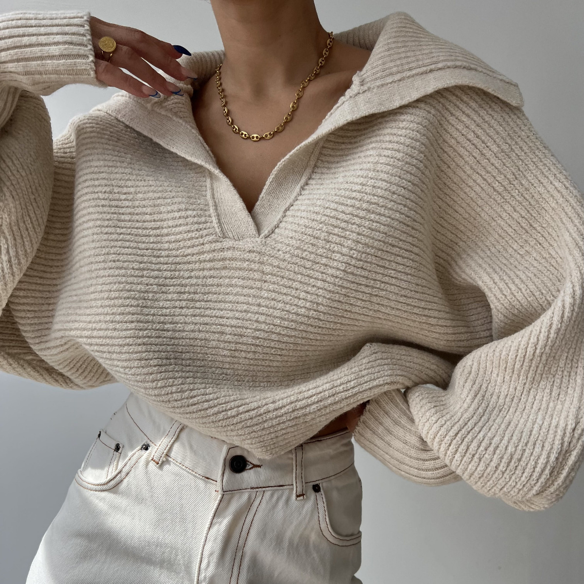 Oversized Trui Dames – Comfortabele Trui van Zachte Materialen voor Casual Stijl
