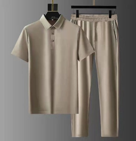 Poloshirt Heren – Hoge Taille Broek voor Casual en Sportieve Stijl