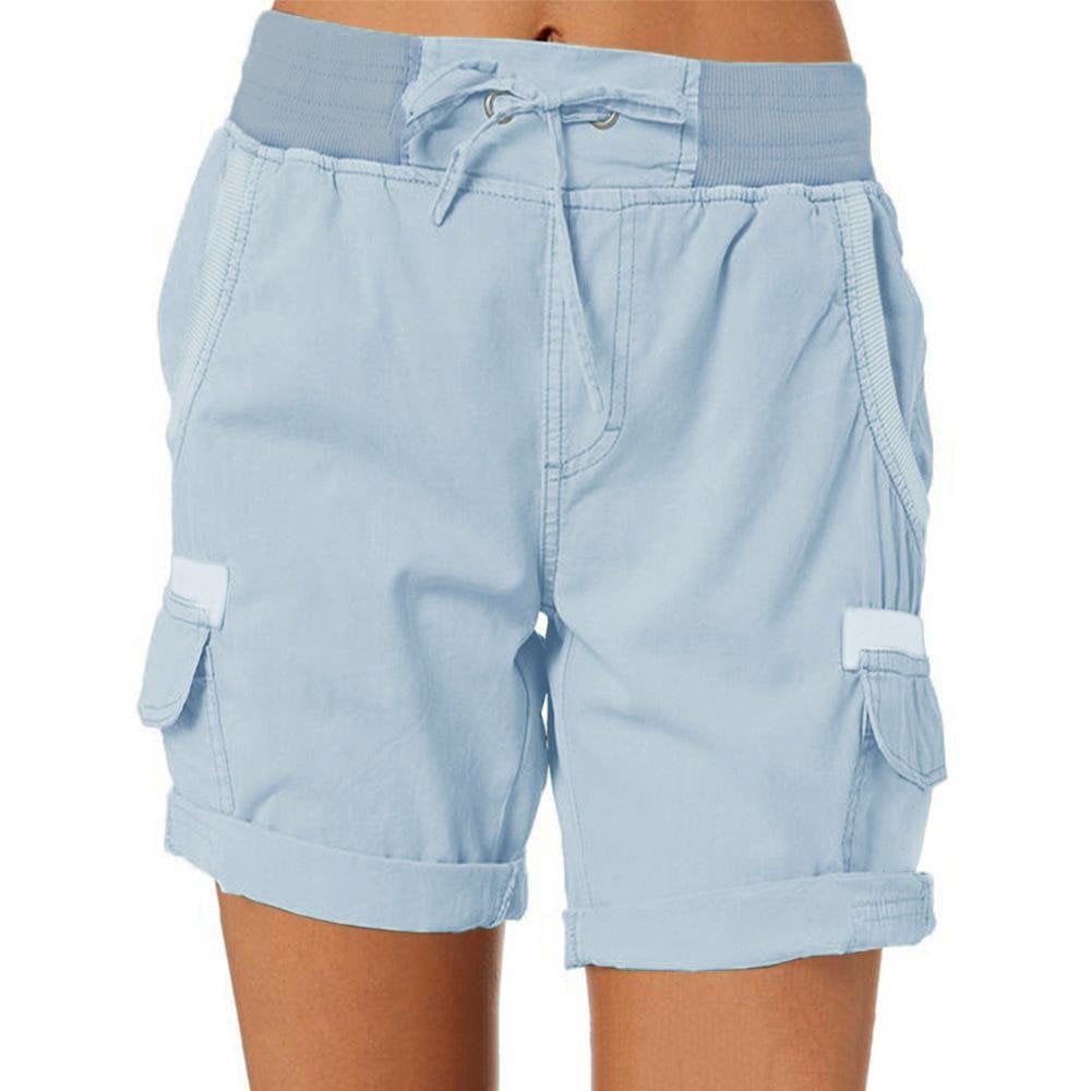 Korte cargo shorts dames – Utility shorts met zakken en comfortabele pasvorm