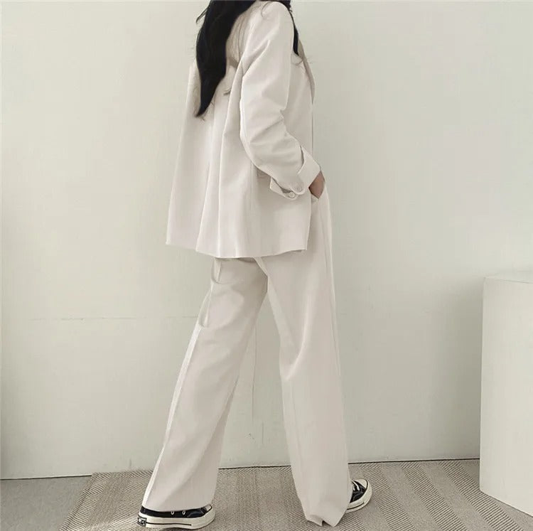 Blazer Dames – Elegante Rechte Broek voor Kantoor en Feestelijke Gelegenheden