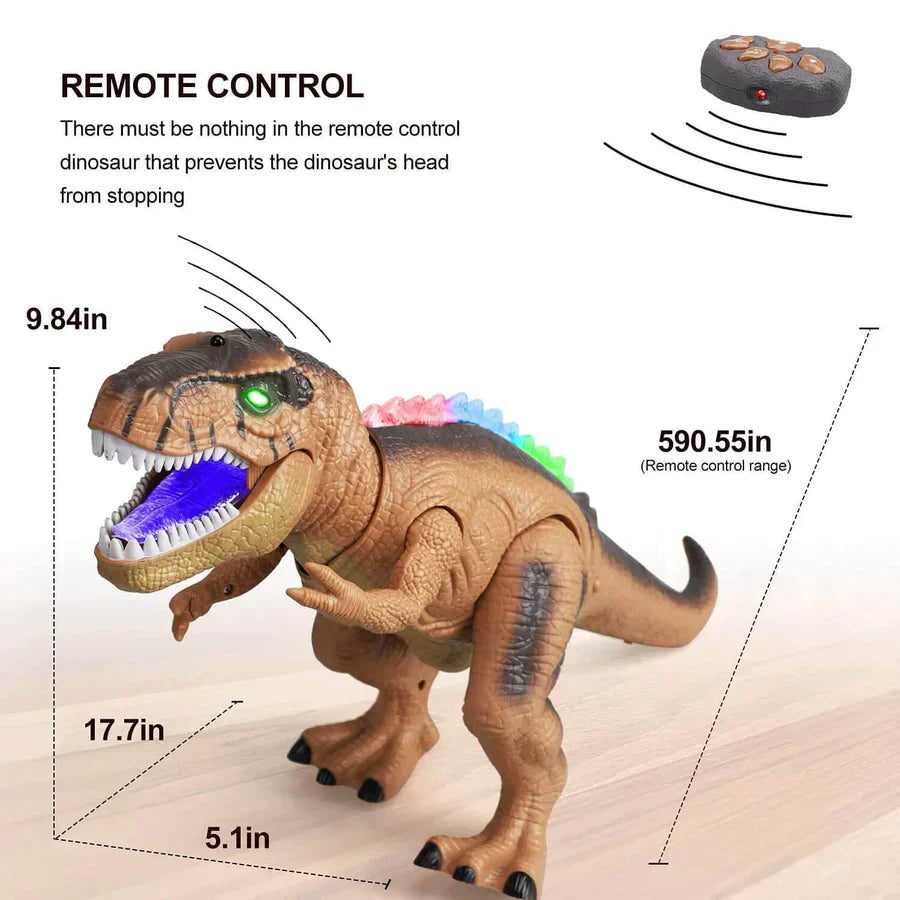 Afstandsbediening Dinosaurusspeelgoed met LED Licht