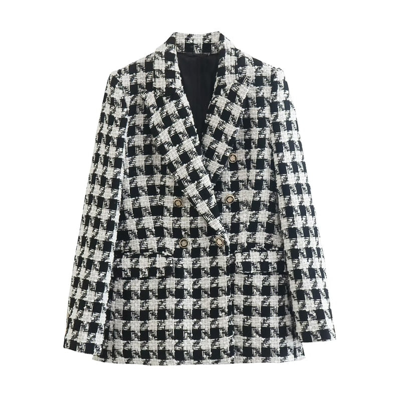 Dubbelrijige Blazer Dames – Elegante Blazer voor Feestelijke Gelegenheden