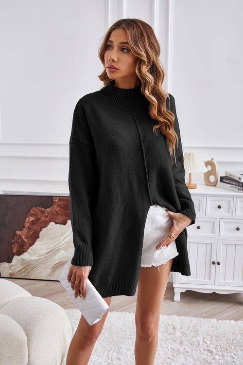 Dames Trui Ronde Hals – Trendy Gebreide Trui voor Herfst en Winter