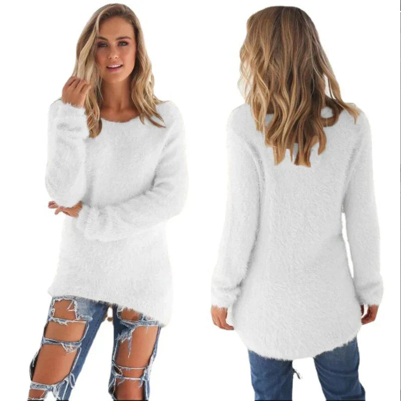 Dames Trui Stijlvol – Comfortabele Gebreide Trui voor Herfst en Winter