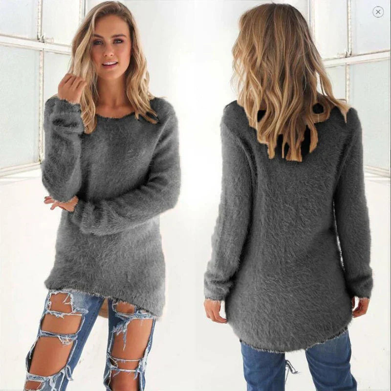 Dames Trui Stijlvol – Comfortabele Gebreide Trui voor Herfst en Winter
