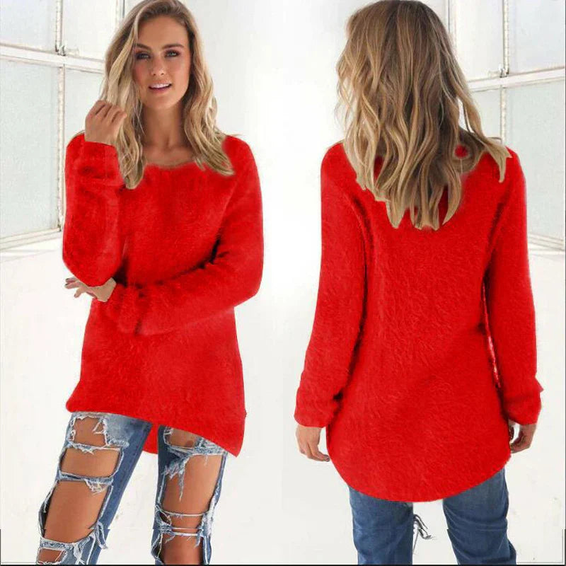Dames Trui Stijlvol – Comfortabele Gebreide Trui voor Herfst en Winter