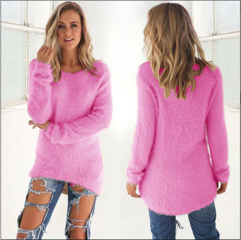 Dames Trui Stijlvol – Comfortabele Gebreide Trui voor Herfst en Winter