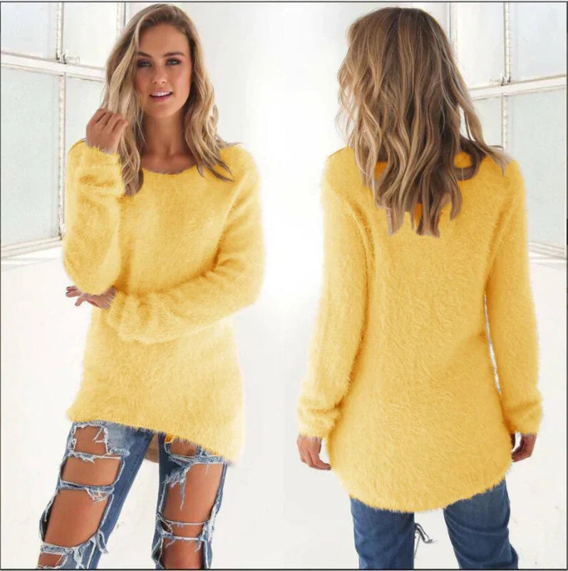 Dames Trui Stijlvol – Comfortabele Gebreide Trui voor Herfst en Winter