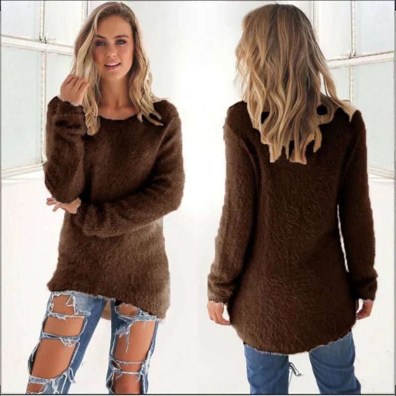 Dames Trui Stijlvol – Comfortabele Gebreide Trui voor Herfst en Winter