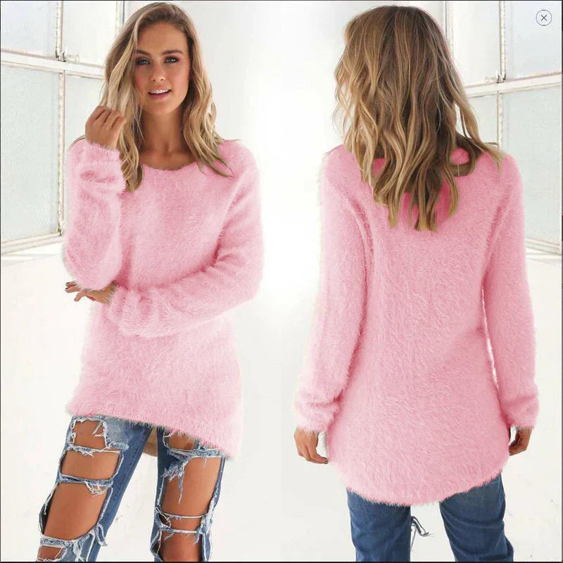 Dames Trui Stijlvol – Comfortabele Gebreide Trui voor Herfst en Winter