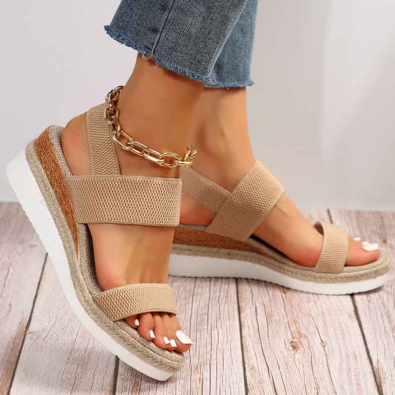 Comfortabele Orthopedische Sandalen voor Vrouwen – Sleehak Sandalen met Steun