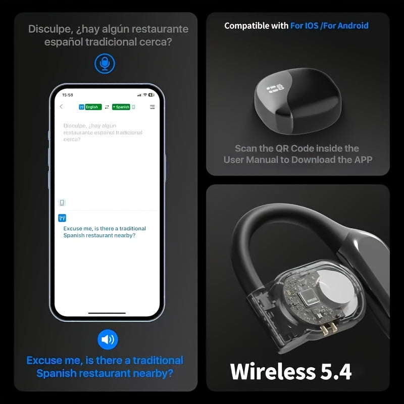 AI Vertaal Oordopjes Real-Time Vertaling
