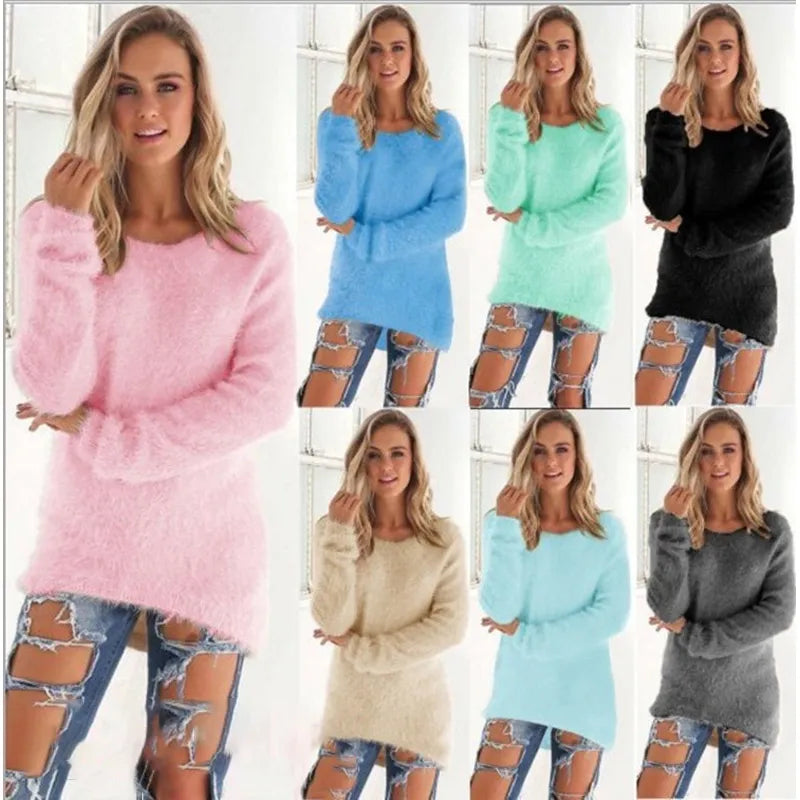 Dames Trui Stijlvol – Comfortabele Gebreide Trui voor Herfst en Winter