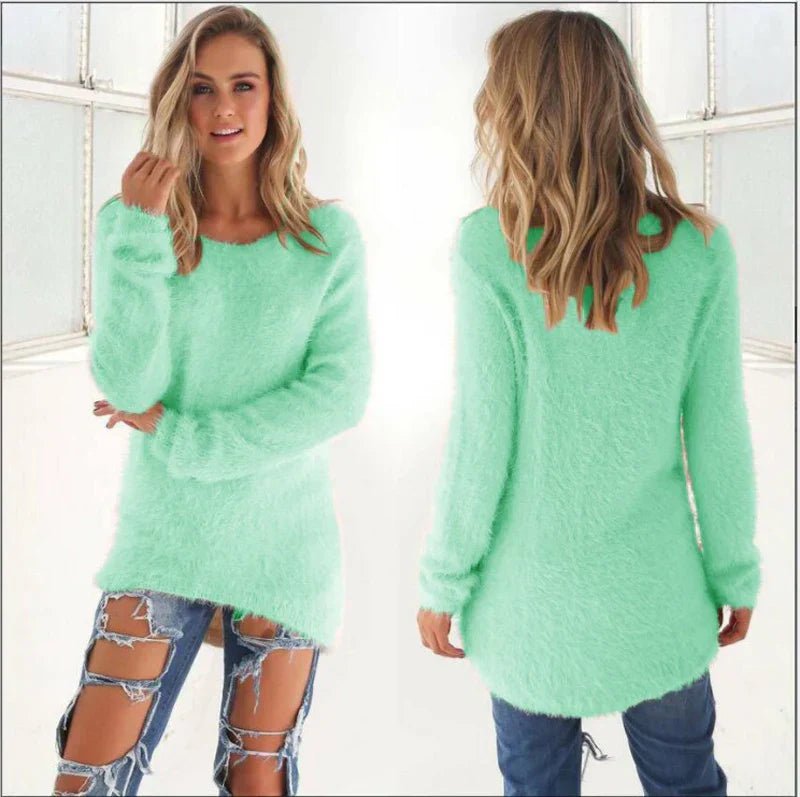 Dames Trui Stijlvol – Comfortabele Gebreide Trui voor Herfst en Winter