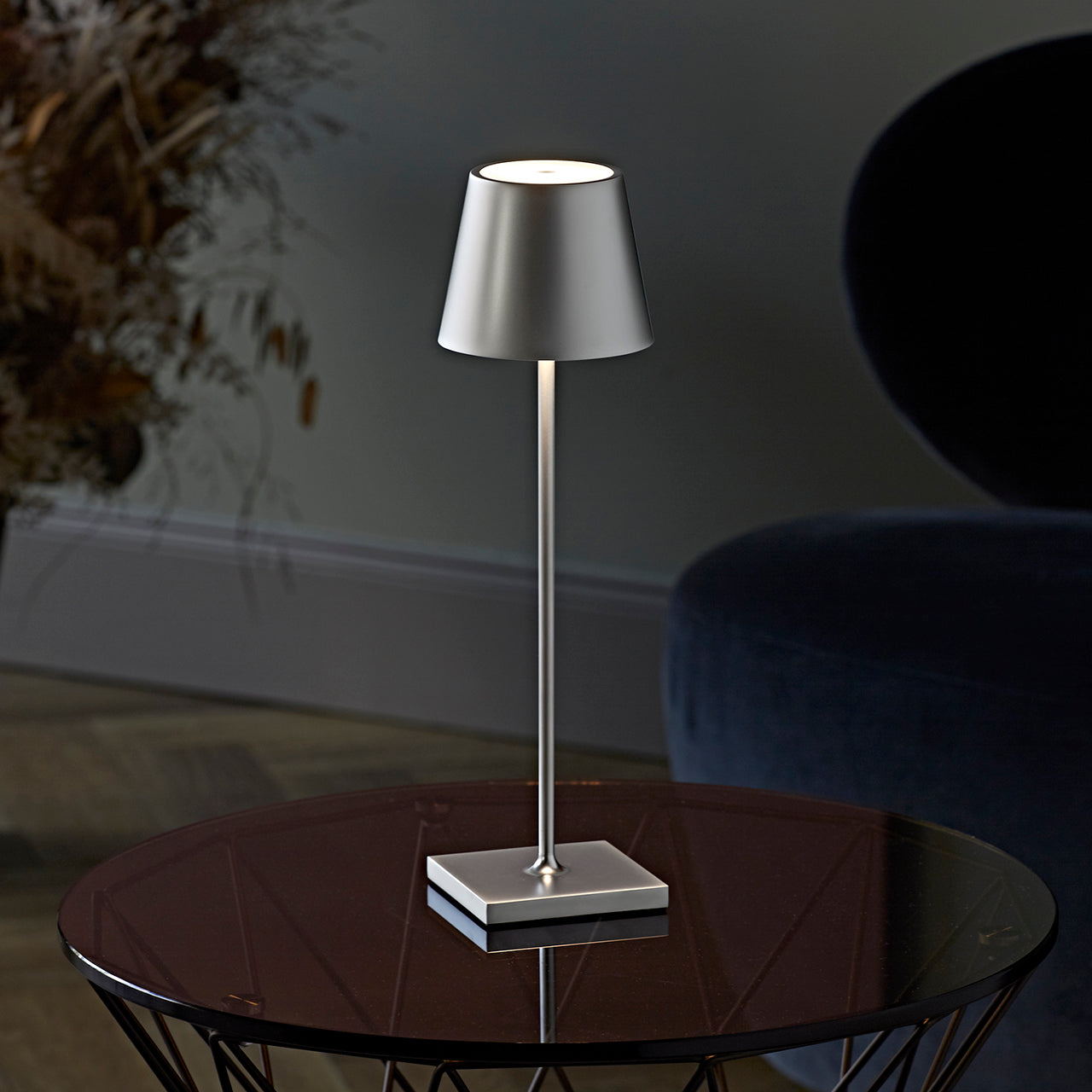 Aluminium LED Tafellamp Circular