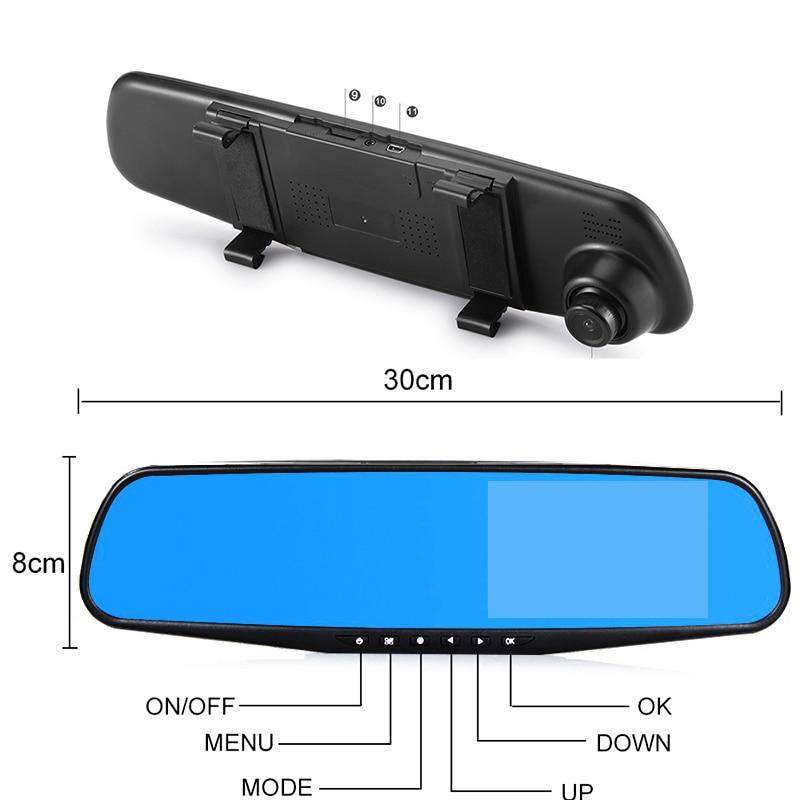 Auto Camera Dual Lens Achteruitkijk Recorder